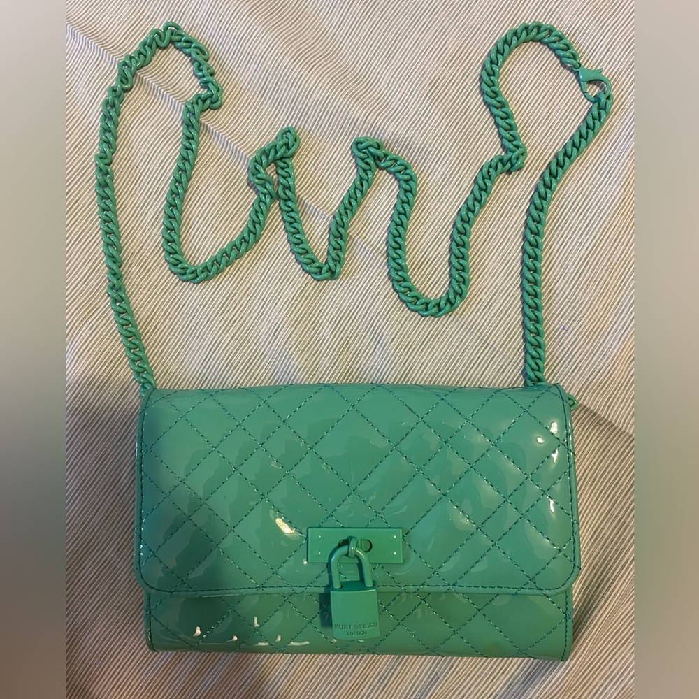 Kurt Geiger Mint Quilted Crossbody Bag